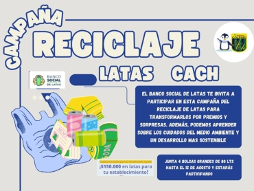 Campaña reciclaje latas